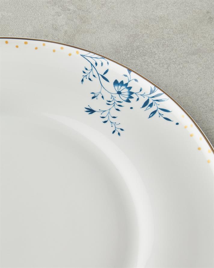 Serenity Blue Bone Porselen Yemek Takımı 24 Parça 6 Kişilik Lacivert