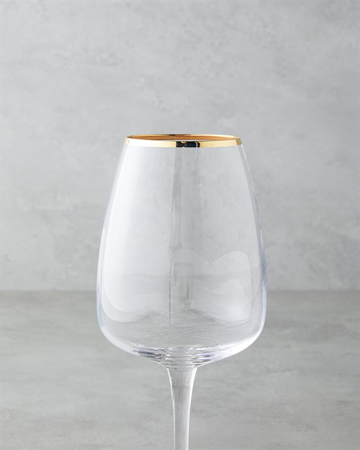 Serenity Kristalin 2li Kadeh 440 ml Gold