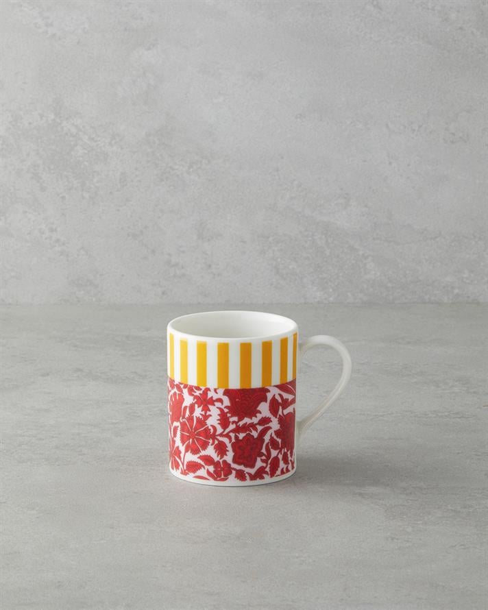 Seris Bone Porselen Kupa 290 ml Pembe - Sarı