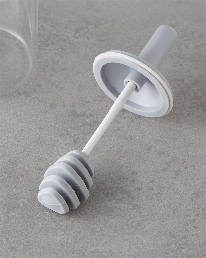 Shelby Borosilikat Bal Kavanoz 400 ml Gri