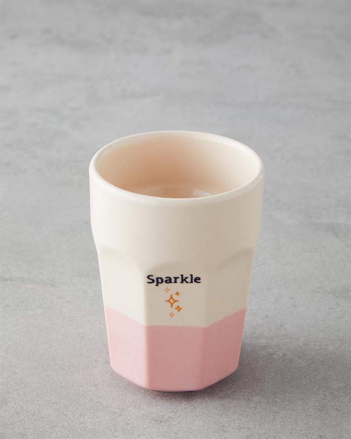 Shine Day Seramik 2li Bardak 280 ml Pembe - Mavi