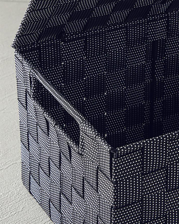 Shine Kapaklı Saklama Kutusu Siyah