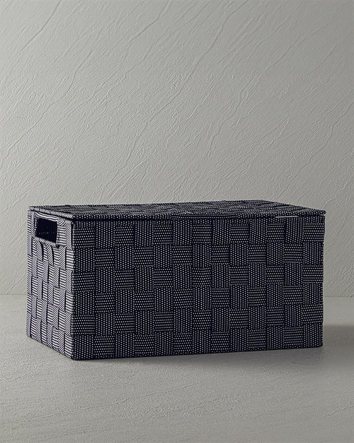 Shine Kapaklı Saklama Kutusu Siyah