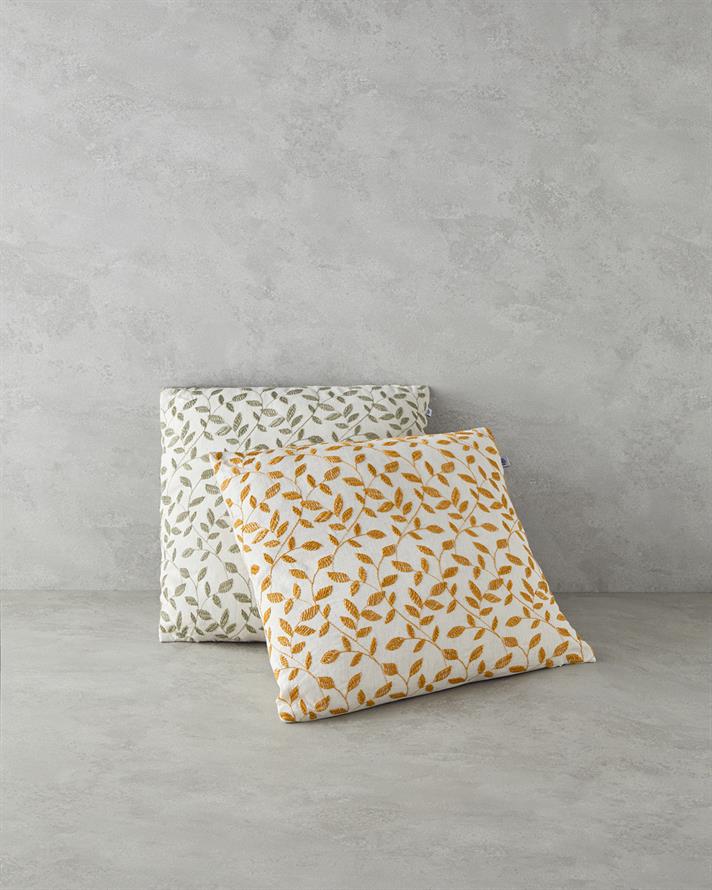 Shine Line Kırlent Kılıfı 42x42 cm Hardal