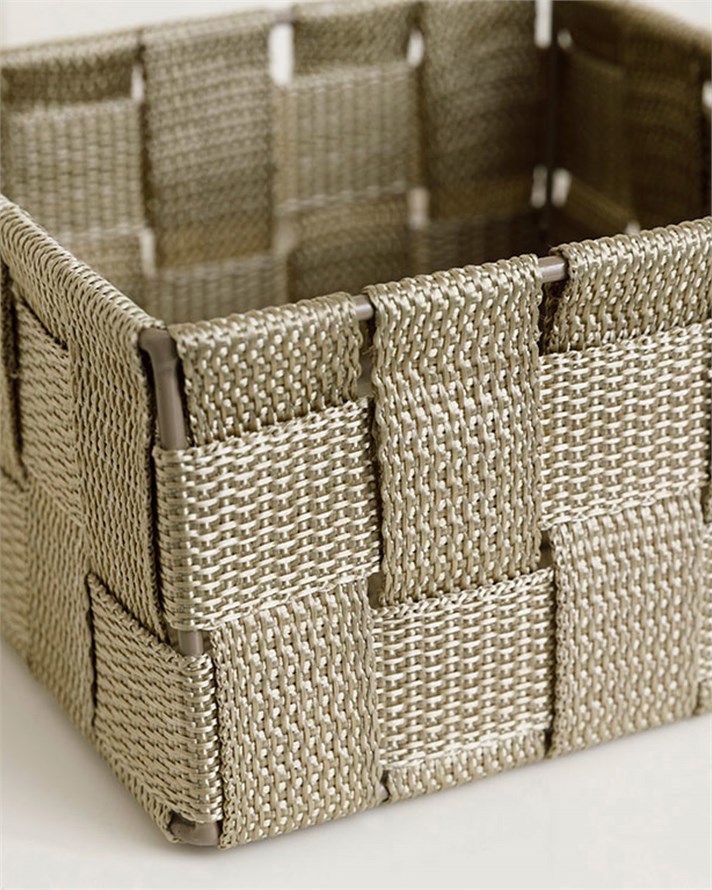 Shine Sepet 14x14x7,5 cm Koyu Bej