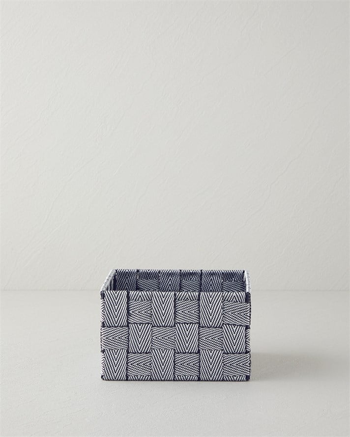 Shine Sepet 16x16x9 cm Siyah - Beyaz
