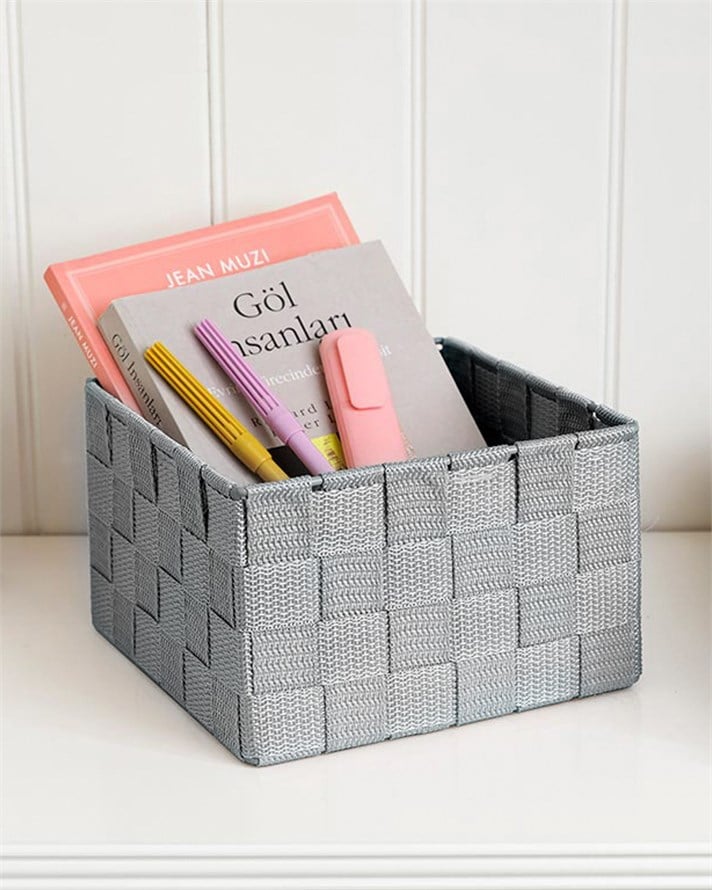 Shine Sepet 16x16x9,5 cm Gri