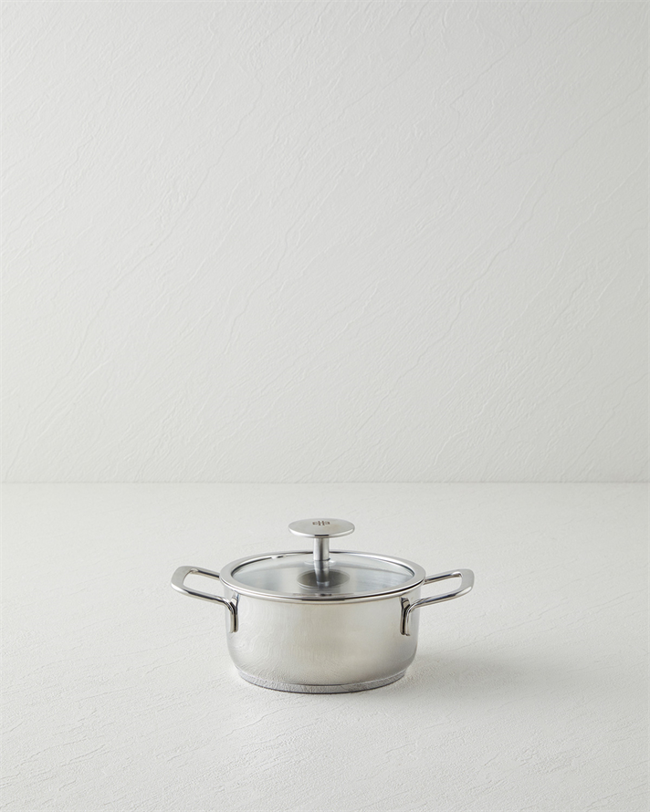 Siena Çelik Mini Tencere Silver