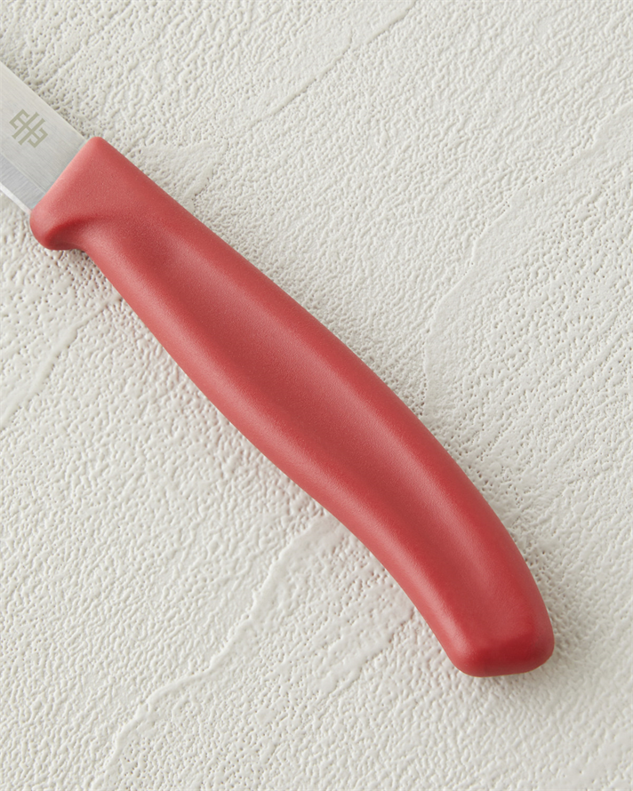 Silent Slash Paslanmaz Çelik 6lı Bıçak 9 cm Kırmızı