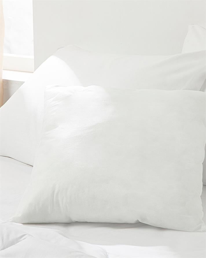 Silikonlu Kırlent Yastık Beyaz