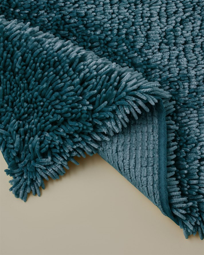 Silky Shine Kaydırmaz Taban Banyo Paspası 50x80 cm Petrol