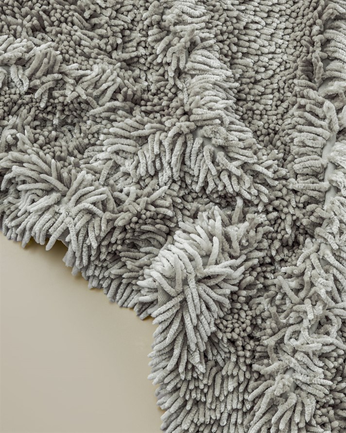 Silky Shine Kaydırmaz Taban Banyo Paspası 50x80 cm Gri