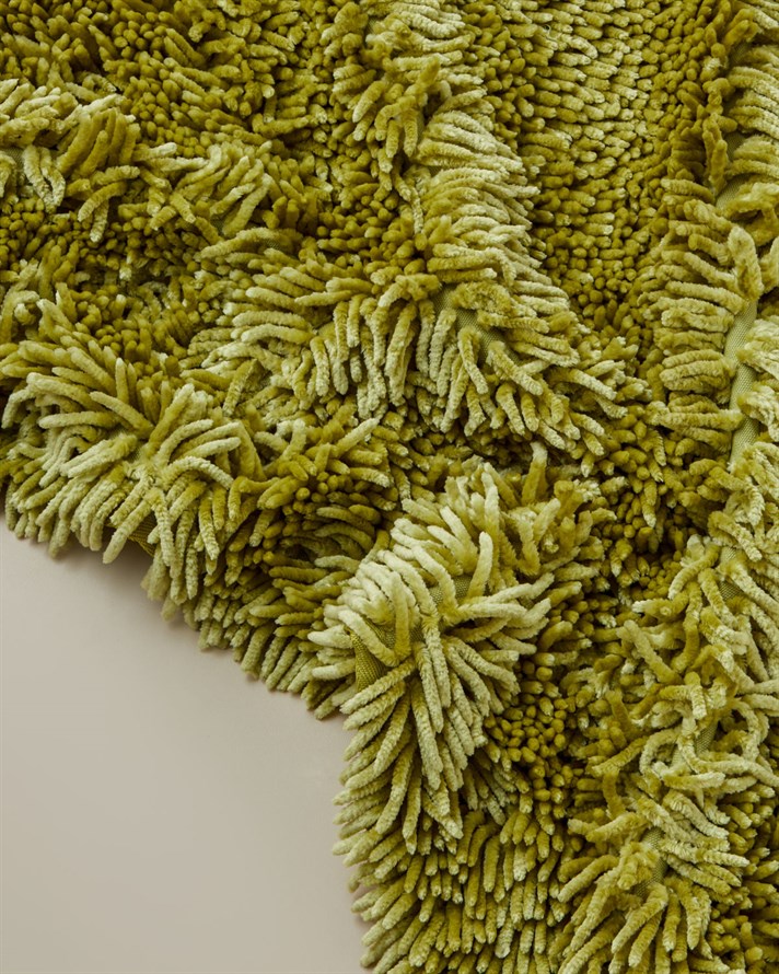 Silky Shine Kaydırmaz Taban Banyo Paspası 50x80 cm Yeşil