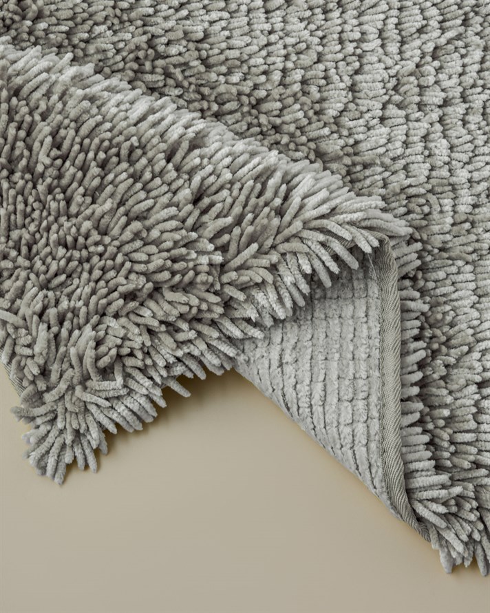 Silky Shine Kaydırmaz Taban Banyo Paspası 50x80 cm Gri