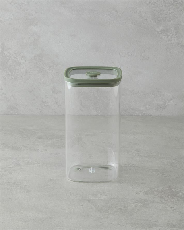 Simone Borosilikat Kavanoz Yeşil