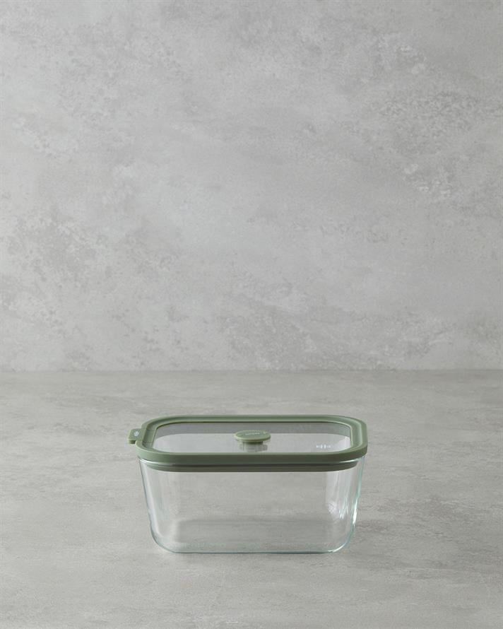 Simone Borosilikat Saklama Kabı Yeşil