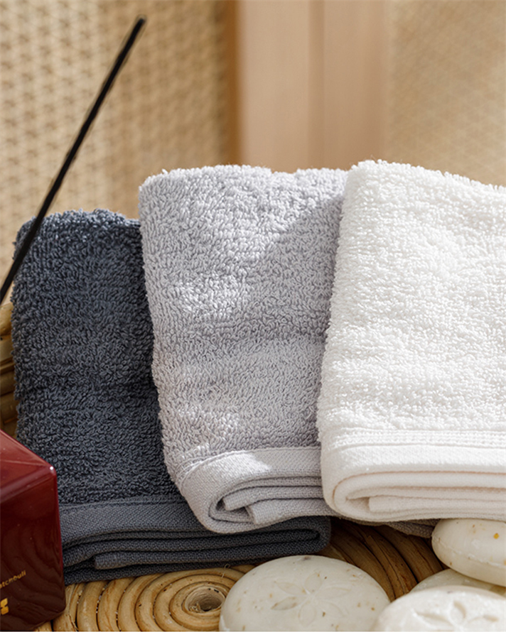 Simple Fitilli 3lü Havlu Seti Ekru-Açık Gri-Antrasit