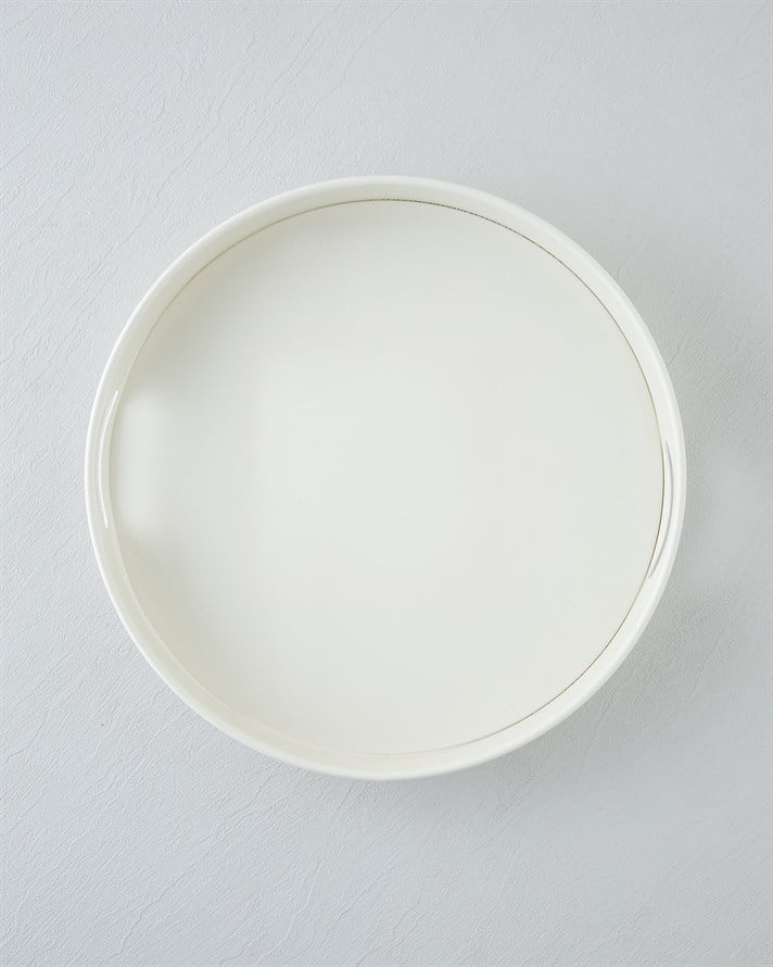 Simplex Metal Tepsi 37 cm Krem