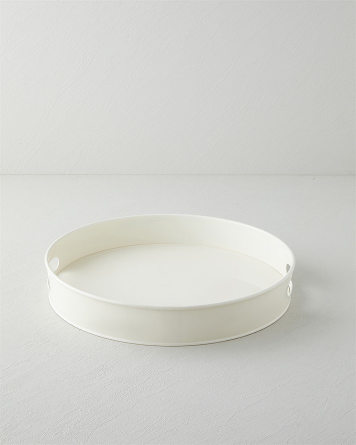 Simplex Metal Tepsi 37 cm Krem