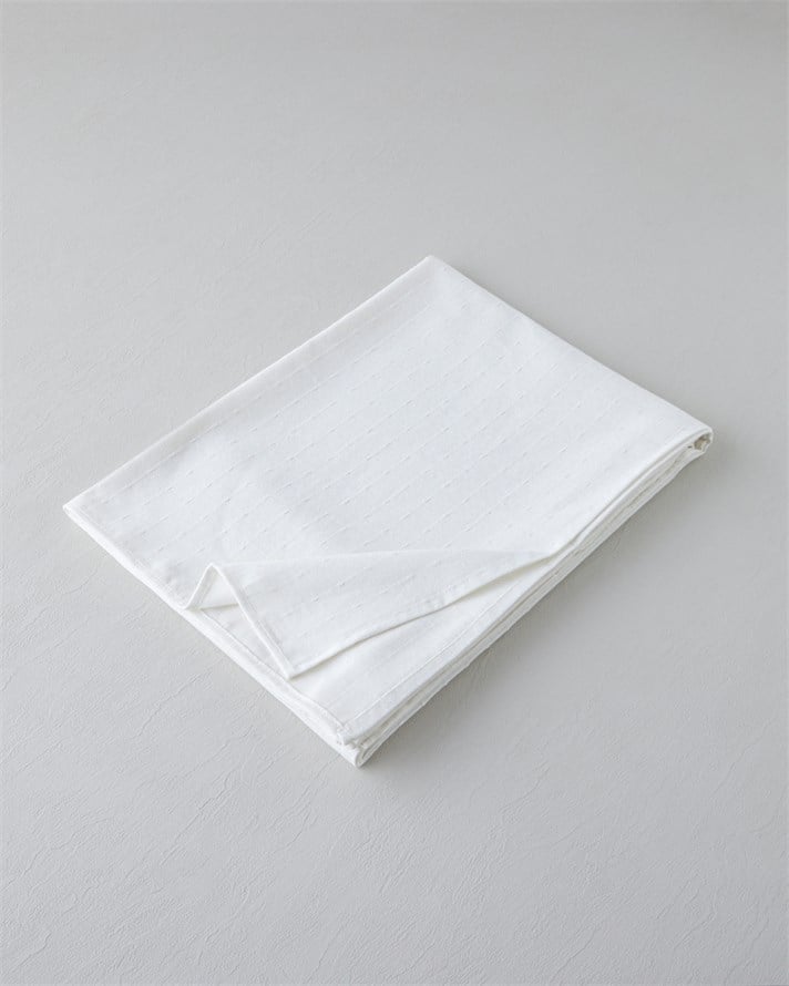 Simply Pamuk Polyester Masa Örtüsü 140x200 cm Krem
