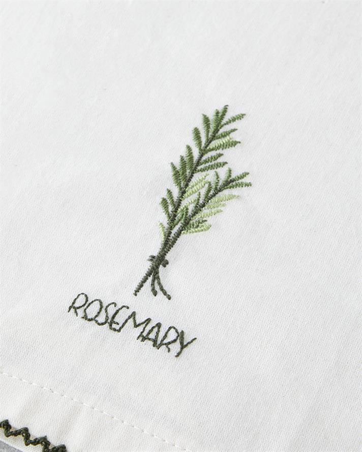 Sinople Pamuk Kurulama Bezi 30x50 cm Beyaz - Yeşil