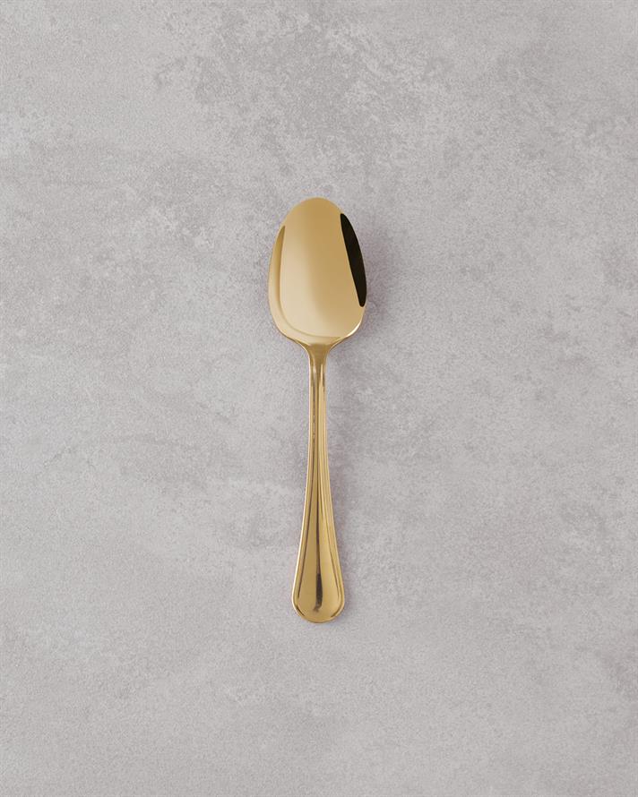 Sirius Paslanmaz Çelik Çatal Kaşık Bıçak Takımı 18 Parça 6 Kişilik Antik Gold