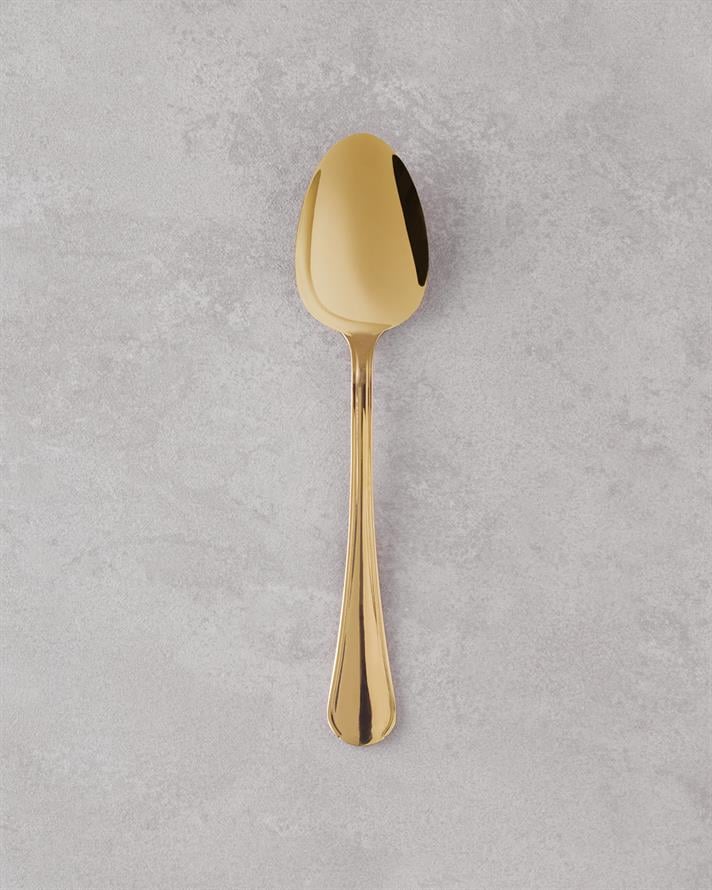 Sirius Paslanmaz Çelik Çatal Kaşık Bıçak Takımı 18 Parça 6 Kişilik Gold