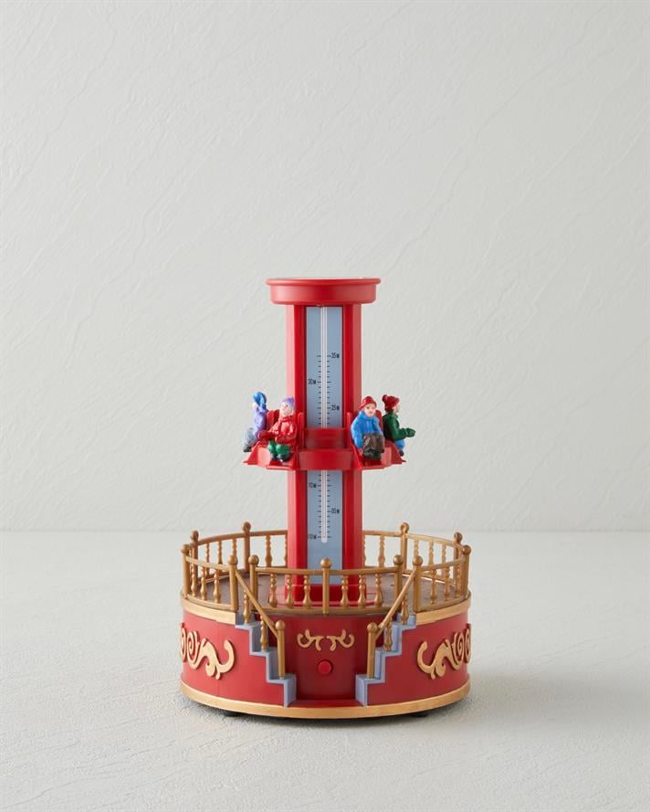 Sky Way Müzik Kutusu 13x13x18.5 cm Kırmızı