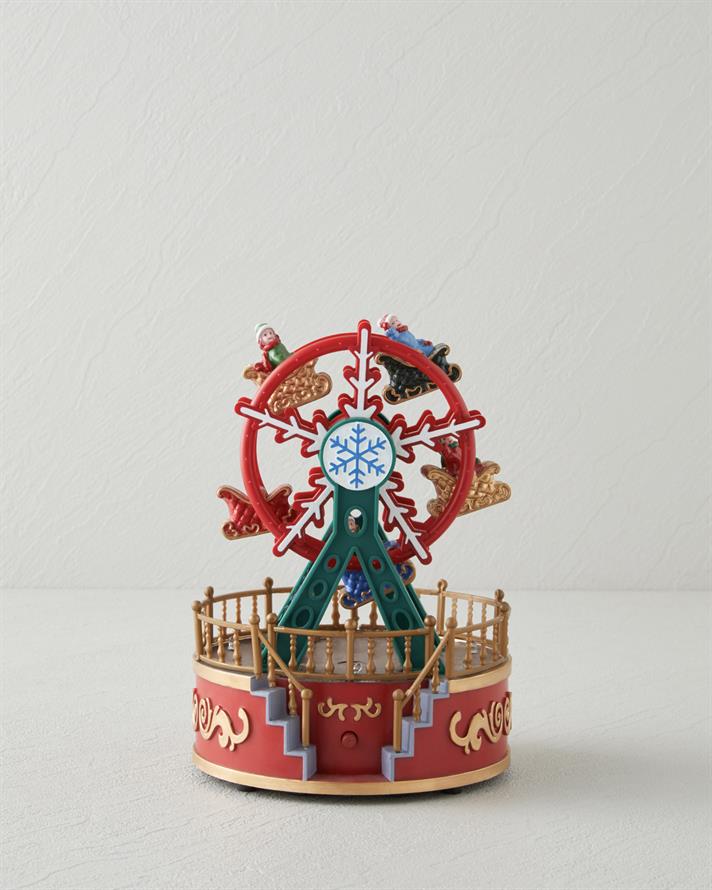 Sky Way Müzik Kutusu 13x13x18.5 cm Kırmızı