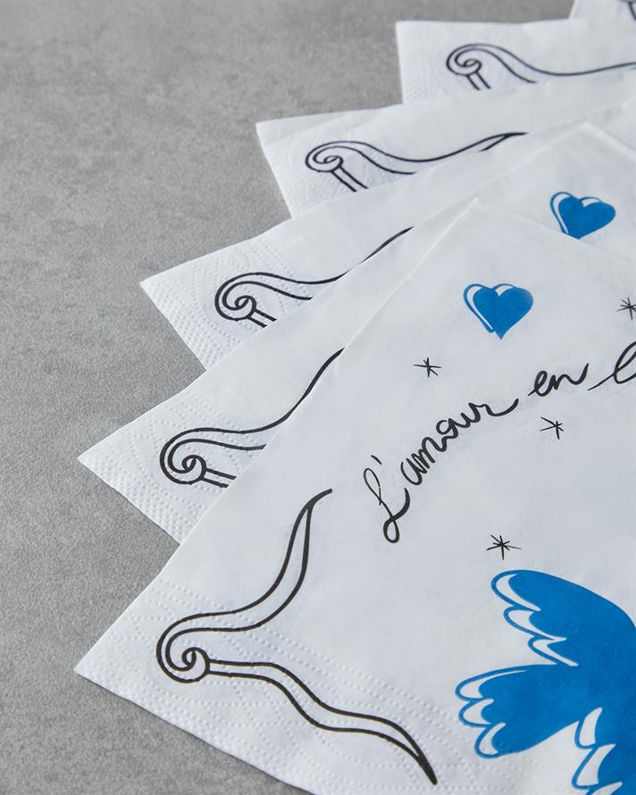 Skyglide Kağıt 20li Kağıt Peçete 33x33 cm Mavi