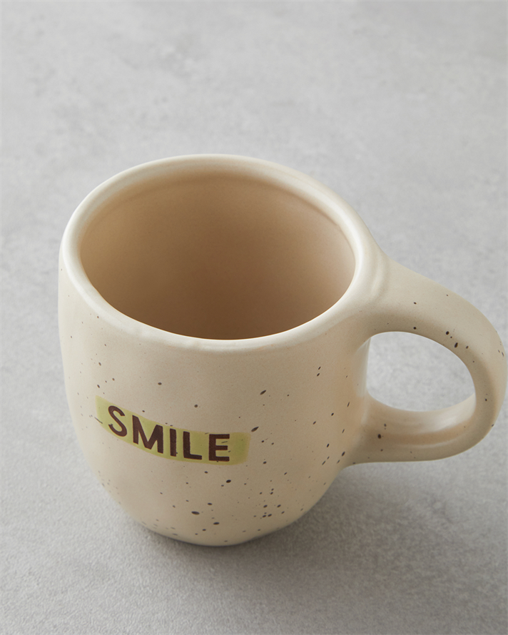 Smile Stoneware Kupa 395 ml Açık Yeşil