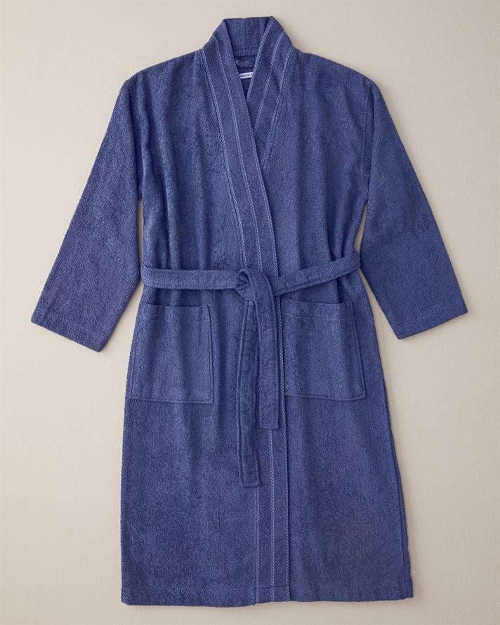 Soft %100 Pamuklu Bornoz Antrasit