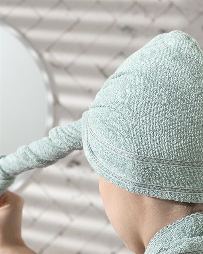 Soft %100 Pamuklu Saç Bonesi Mint