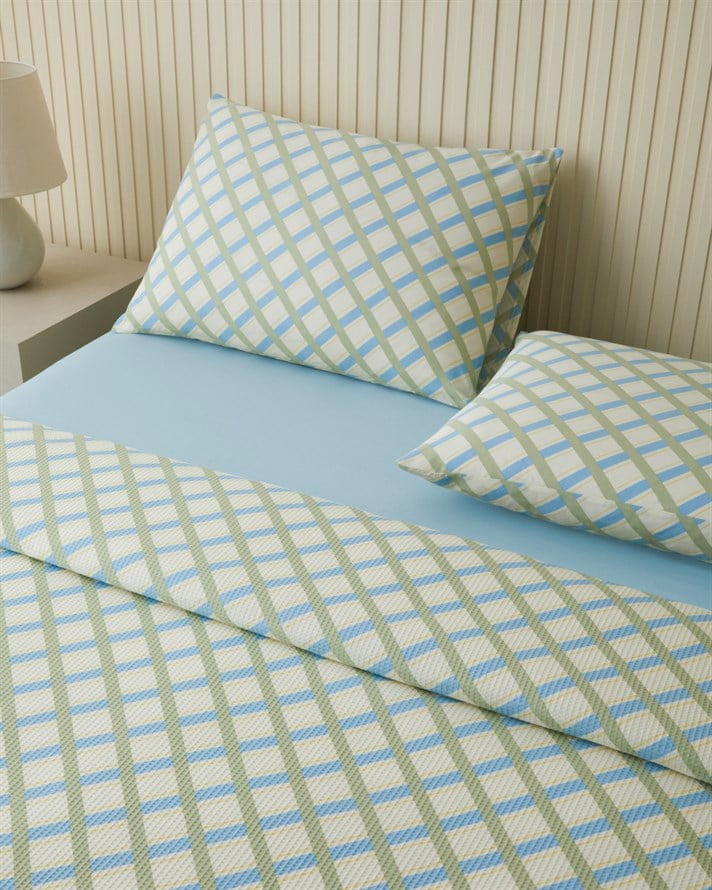 Soft Breeze Çift Kişilik Pike Takımı 200x220 cm Yeşil