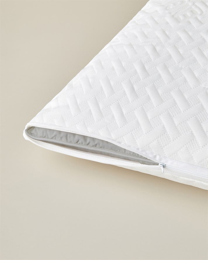 Soft Care Örme Sıvı Geçirmez Alez Yastık Kılıfı 50x70 cm Beyaz