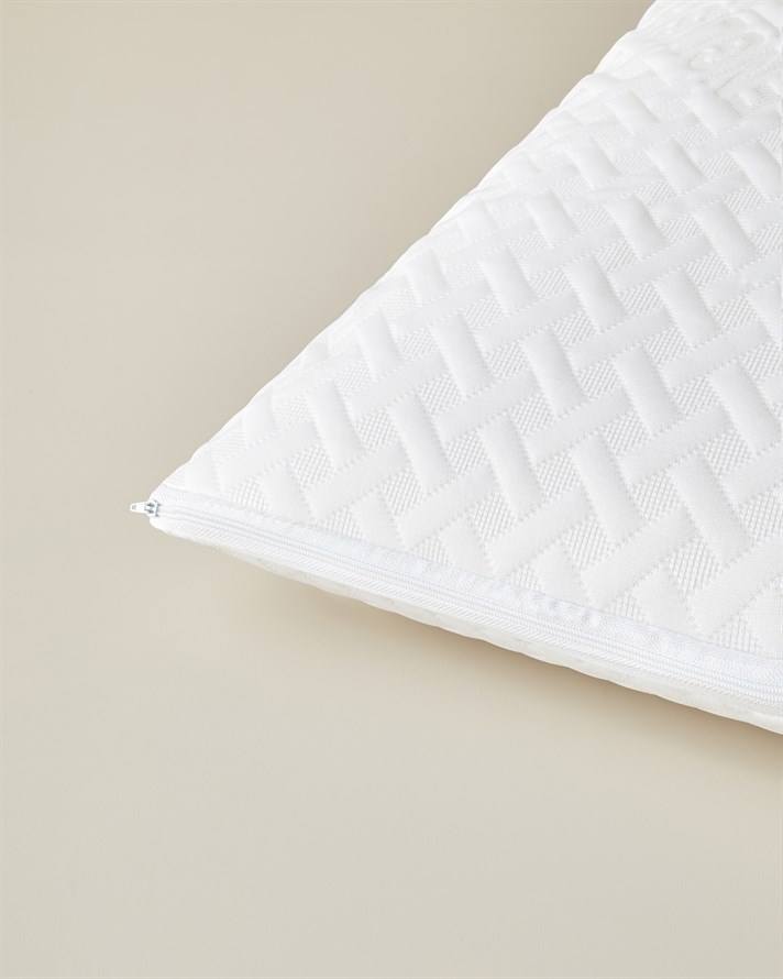 Soft Care Örme Sıvı Geçirmez Alez Yastık Kılıfı 50x70 cm Beyaz