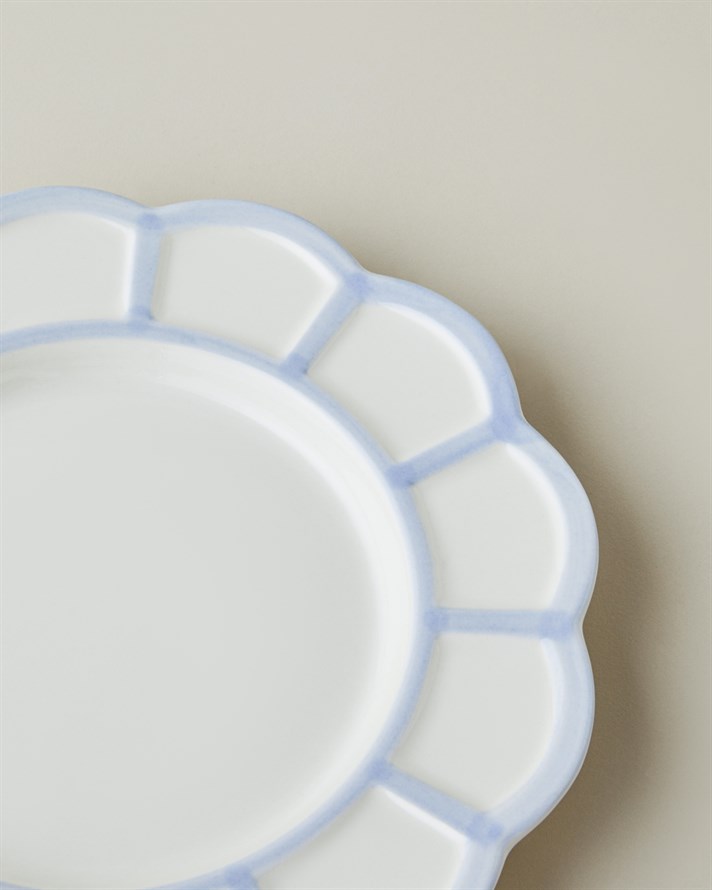 Soft Cloud Stoneware Pasta Tabağı 21 cm Açık Mavi