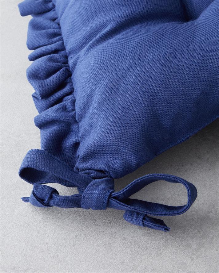 Soft Cozy Sandalye Minderi 40x40 cm Lacivert