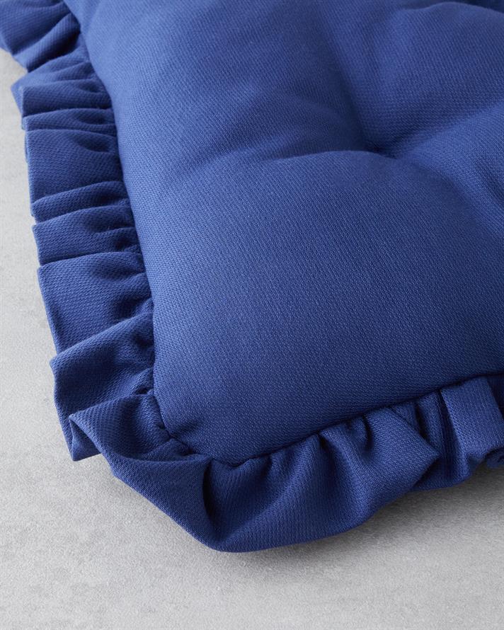 Soft Cozy Sandalye Minderi 40x40 cm Lacivert