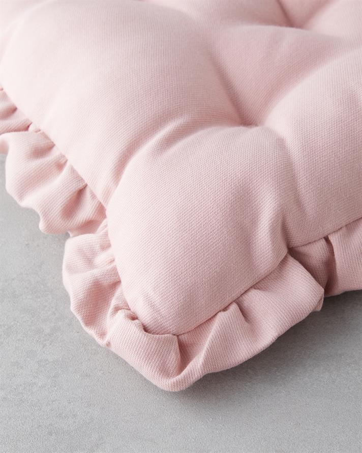 Soft Cozy Sandalye Minderi 40x40 cm Pudra