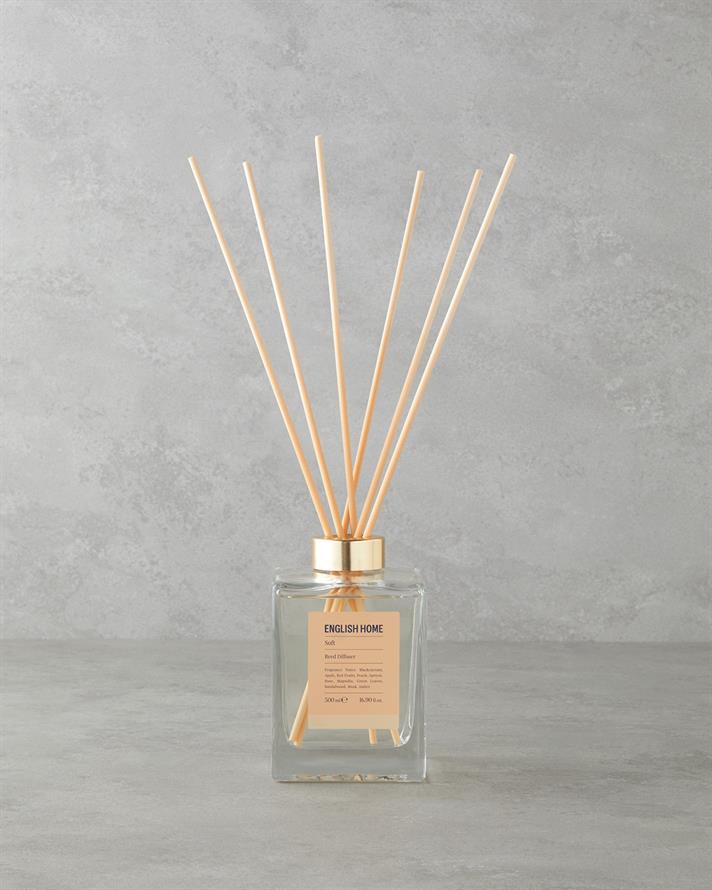 Soft Çubuklu Oda Kokusu 500 ml Şeffaf