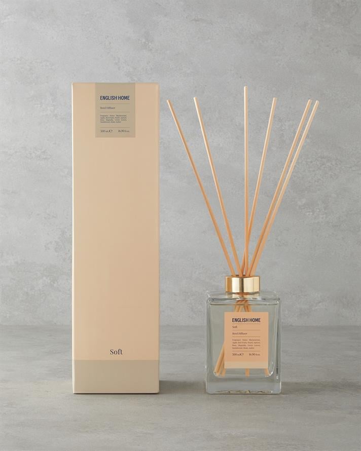 Soft Çubuklu Oda Kokusu 500 ml Şeffaf