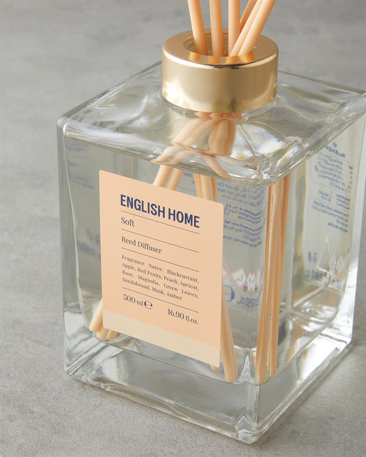 Soft Çubuklu Oda Kokusu 500 ml Şeffaf
