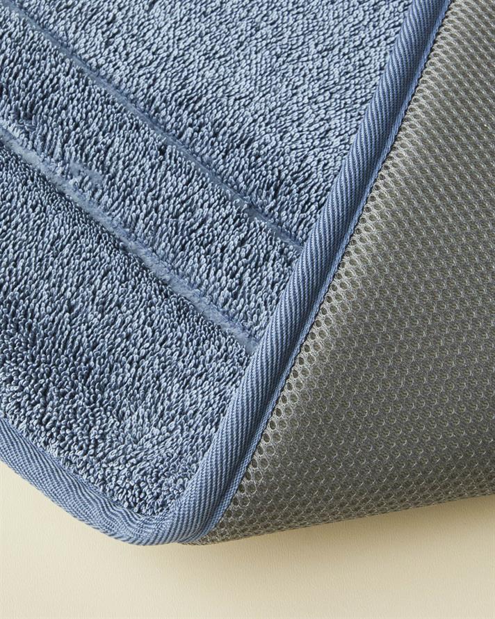 Soft Step Kaydırmaz Taban Banyo Paspası 50x80 cm Mavi