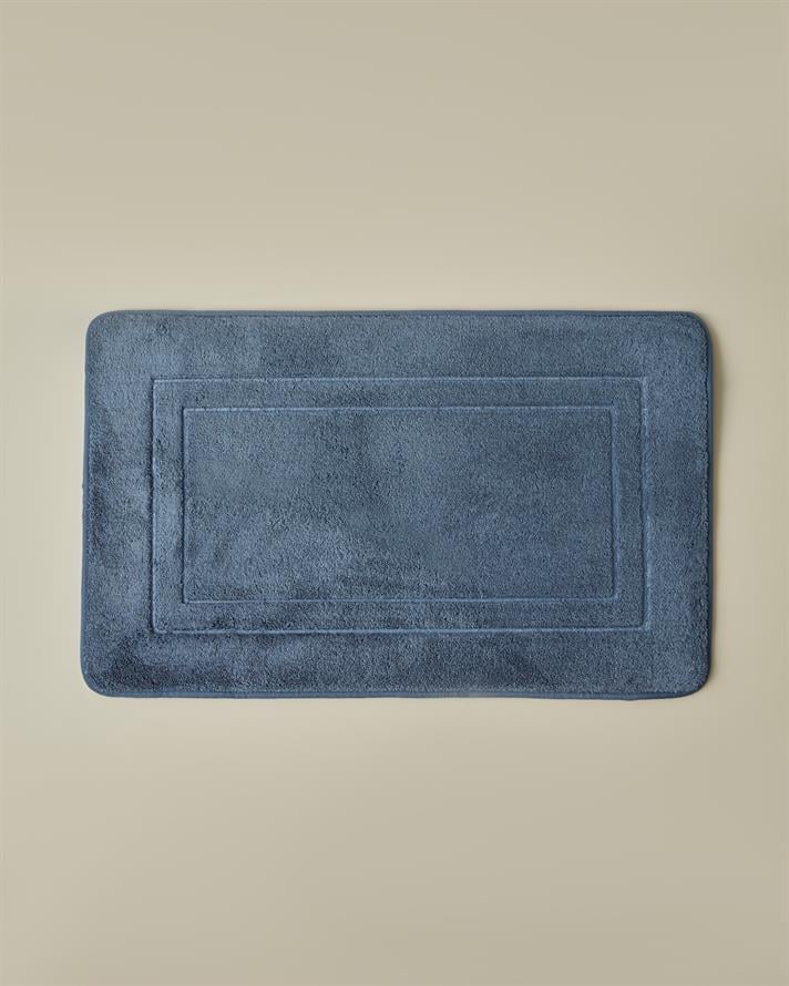 Soft Step Kaydırmaz Taban Banyo Paspası 50x80 cm Mavi