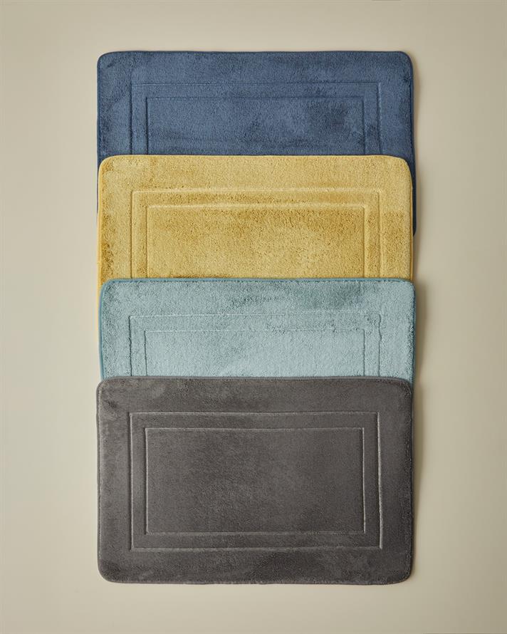 Soft Step Kaydırmaz Taban Banyo Paspası 50x80 cm Sarı