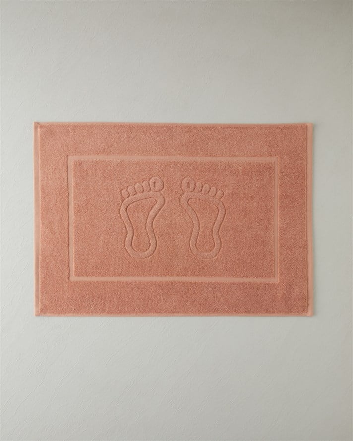 Soft Step Pamuk Ayak Havlusu 50x70 cm Somon