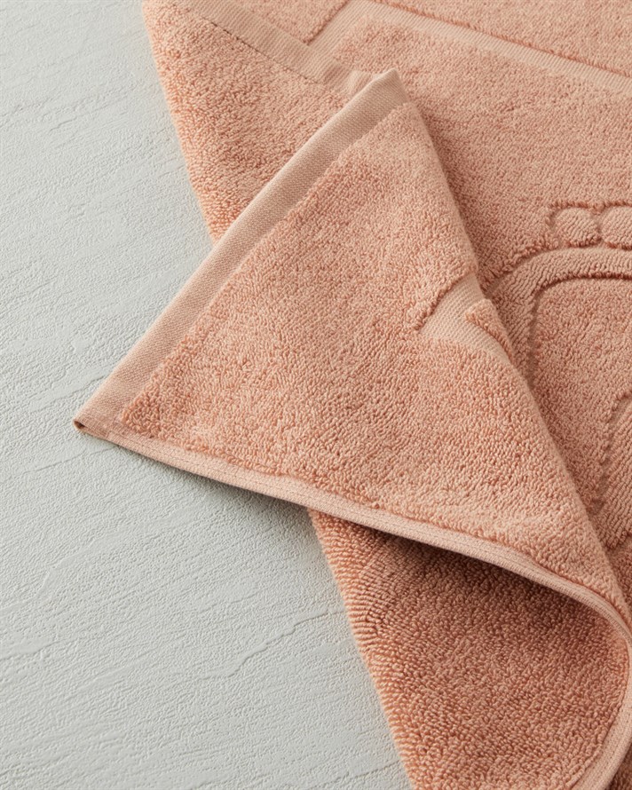 Soft Step Pamuk Ayak Havlusu 50x70 cm Somon