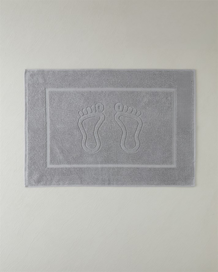 Soft Step Pamuk Ayak Havlusu 50x70 cm Gri