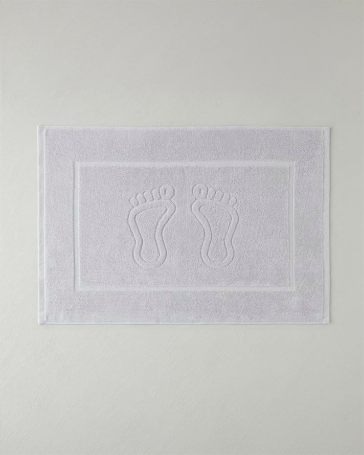 Soft Step Pamuk Ayak Havlusu 50x70 cm Açık Gri